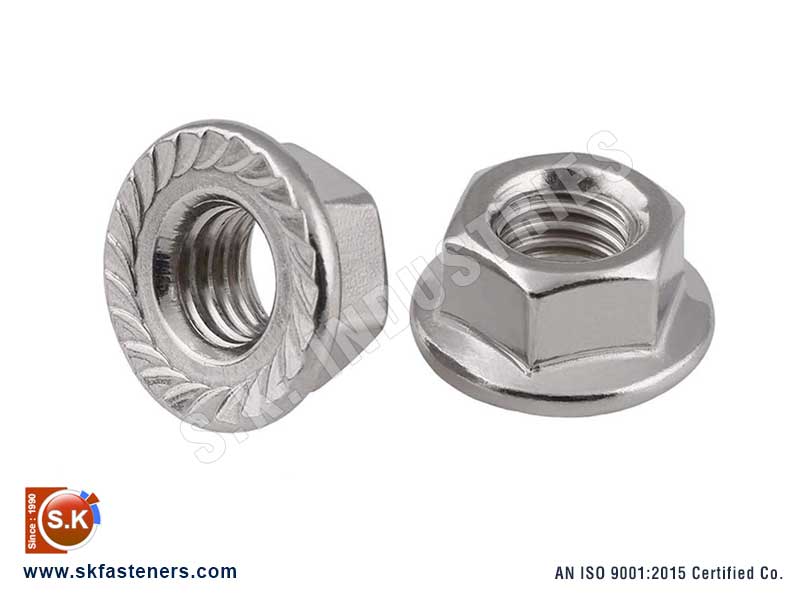 Flange Nut manufacturers exporters suppliers in india punjab ludhiana