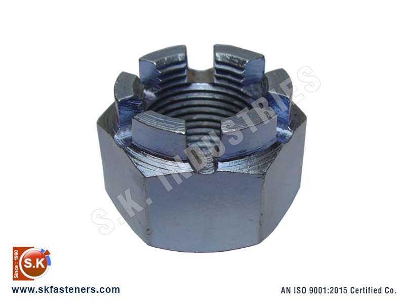 Castle Hex Nut manufacturers exporters suppliers in india punjab ludhiana