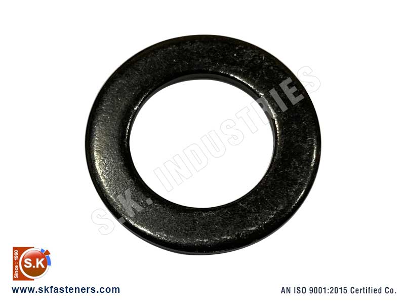 Plain washer black finish manufacturers exporters suppliers in india punjab ludhiana